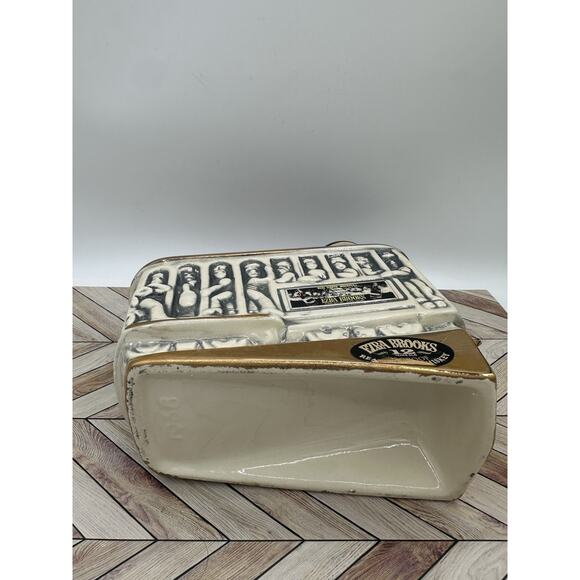 Vtg Ezra Brooks 1968 Cable Car Real Sippin Whiskey Empty Decanter California - Picture 4 of 4